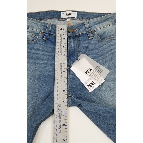 PAIGE Kylie Mid-Rise Crop with Roll Up C2 - Picture 4 of 6